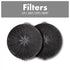 ZLINE 1 Set Charcoal Filters for Range Hoods w/Recirculating Option, CF1-587/597/9597