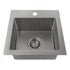 ZLINE 15" Topmount Single Bowl Bar Sink in Stainless Steel, STS-15