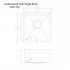 ZLINE 15" Undermount Single Bowl Bar Sink DuraSnow Stainless Steel, SUS-15S