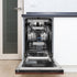 ZLINE 18" Dishwasher, Hammered Copper panel, Stainless Tub, DWV-HH-18