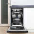 ZLINE 18" Dishwasher in Black matt panel, Stainless Tub, DWV-BLM-18