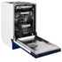 ZLINE 18" Dishwasher in Blue gloss panel, Stainless Tub, DWV-BG-18