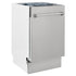 ZLINE 18" Dishwasher in Custom Panel Ready, Stainless Tub, DWV-304-18