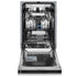 ZLINE 18" Dishwasher in Custom Panel Ready, Stainless Tub, DWV-304-18