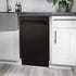 ZLINE 18" Dishwasher, Oil Rubbed Bronze panel, Stainless Tub, DWV-ORB-18