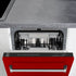 ZLINE 18" Dishwasher, Red Gloss panel, Stainless Tub, DWV-RG-18