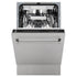 ZLINE 18" Dishwasher, Stainless panel, Stainless Tub, DWV-SN-18