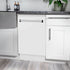 ZLINE 18" Dishwasher, White Matte panel, Stainless Tub, DWV-WM-18