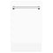 ZLINE 18" Dishwasher, White Matte panel, Stainless Tub, DWV-WM-18