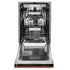 ZLINE 18" Dishwasher with Copper panel, Stainless Tub, DWV-C-18