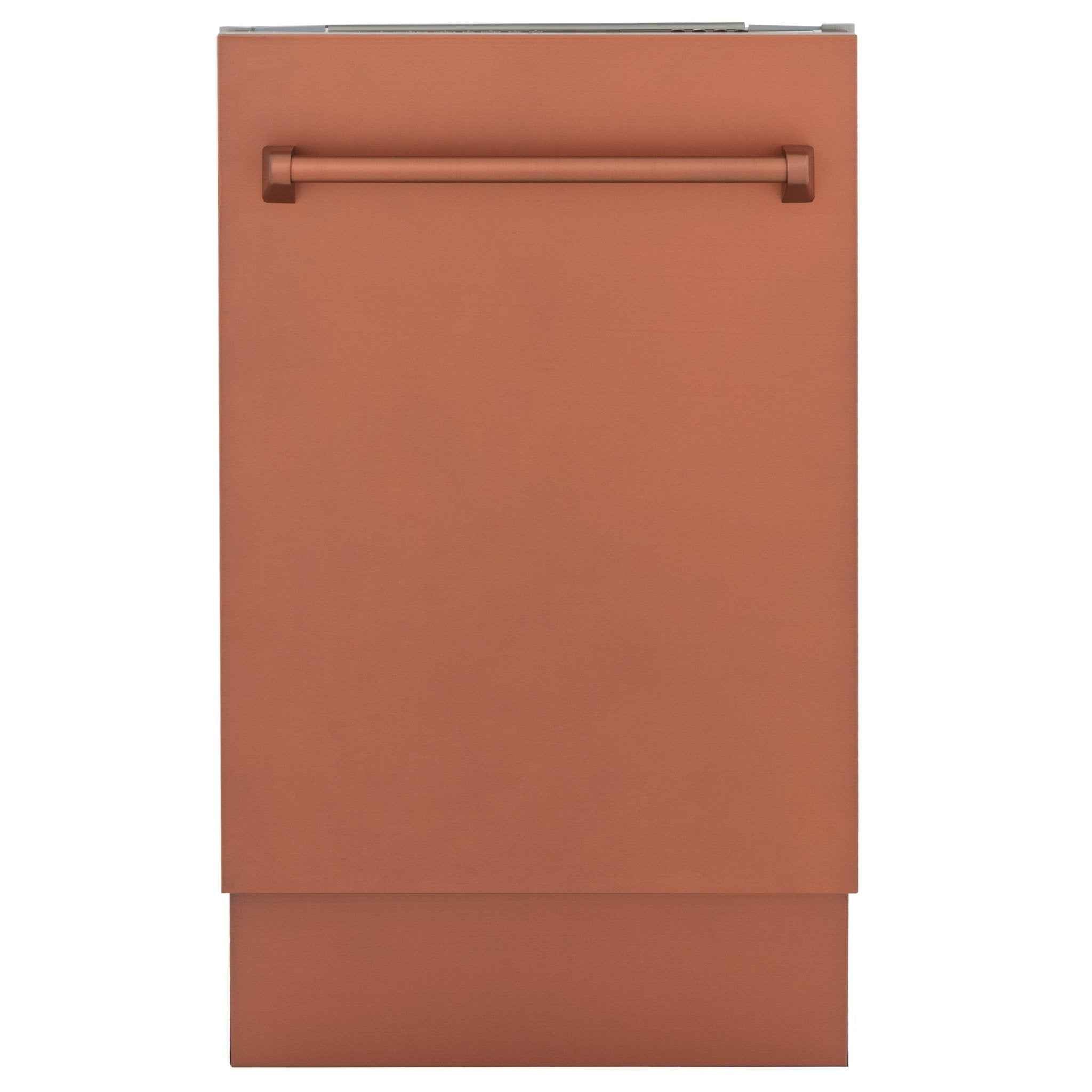 ZLINE 18" Dishwasher with Copper panel, Stainless Tub, DWV-C-18