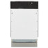 ZLINE 18" Tallac Series 3rd Rack Top Control Dishwasher in Custom Panel Ready with Stainless Steel Tub, DWV-UF-18