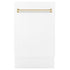 ZLINE 18"Autograph Dishwasher, White door, Gold Handle, DWVZ-WM-18-G