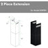ZLINE 2-36" Chimney Extensions, 10'-12' Ceilings, 2PCEXT-BSKBN