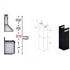 ZLINE 2-36" Chimney Extensions, 10'-12' Ceilings, 2PCEXT-BSKBN