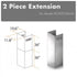 ZLINE 2 Piece Chimney Extension, 2PCEXT-KE/KECOM-30