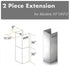 ZLINE 2 Piece Chimney Extension for 12' Ceiling, 2PCEXT-KF1