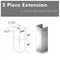ZLINE 2 Piece Chimney Extension for 12'Ceiling,2PCEXT-455/476/477/667/697