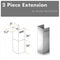 ZLINE 2 Piece Chimney Extensions for 12' Ceiling, 2PCEXT-KB/KL2/KL3