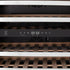 ZLINE 24" Autograph Edition Dual Zone 44-Bottle Wine Cooler in Stainless Steel with Wood Shelf and Matte Black Accents RWVZ-UD-24-MB
