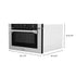 ZLINE 24" Built-in Microwave Drawer, Stainless Steel, MWD-1-H