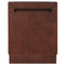 ZLINE 24" Dishwasher, Hammered Copper panel, Stainless Tub, DWV-HH-24