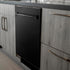 ZLINE 24" Dishwasher In Black Stainless Steel, Stainless Tub, DW-BS-24