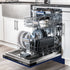 ZLINE 24" Dishwasher in Blue gloss panel, Stainless Tub, DWV-BG-24