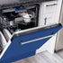 ZLINE 24" Dishwasher in Blue Matte panel, Stainless Tub, DWV-BM-24