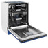 ZLINE 24" Dishwasher in Blue Matte panel, Stainless Tub, DWV-BM-24