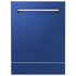 ZLINE 24" Dishwasher in Blue Matte panel, Stainless Tub, DWV-BM-24