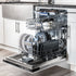 ZLINE 24" Dishwasher in Custom Panel Ready, Stainless Tub, DWV-304-24
