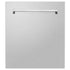 ZLINE 24" Dishwasher in Custom Panel Ready, Stainless Tub, DWV-304-24