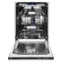 ZLINE 24" Dishwasher in Custom Panel Ready, Stainless Tub, DWV-304-24