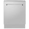 ZLINE 24" Dishwasher in Custom Panel Ready, Stainless Tub, DWV-304-24