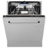 ZLINE 24" Dishwasher in DuraSnow Stainless panel, Stainless Tub, DWV-SN-24