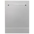 ZLINE 24" Dishwasher in DuraSnow Stainless panel, Stainless Tub, DWV-SN-24
