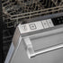 ZLINE 24" Dishwasher in DuraSnow® Stainless, Traditional Handle, DW-SN-H-24