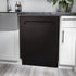 ZLINE 24" Dishwasher, Oil Rubbed Bronze panel, Stainless Tub, DWV-ORB-24