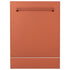 ZLINE 24" Dishwasher with Copper panel, Stainless Tub, DWV-C-24