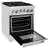 ZLINE 24" Gas On Gas Range, Stainless Steel, Brass Burners, RG-BR-24
