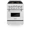 ZLINE 24" Gas On Gas Range, Stainless Steel, Brass Burners, RG-BR-24