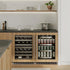 ZLINE 24 in. Touchstone 151 Can Beverage Fridge With Panel Ready Glass Door RBSPO-24