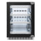 ZLINE 24 in. Touchstone 151 Can Beverage Fridge With Panel Ready Glass Door RBSPO-24