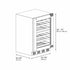 ZLINE 24 in. Touchstone Dual Zone 44 Bottle Wine Cooler With Panel Ready Glass Door RWDPO-24