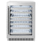 ZLINE 24 in. Touchstone Dual Zone 44 Bottle Wine Cooler With Stainless Steel Glass Door RWDO-GS-24