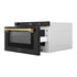 ZLINE 24" Microwave Drawer, Black Stainless, Bronze MWDZ-1-BS-H-CB