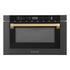 ZLINE 24" Microwave Drawer, Black Stainless, Bronze MWDZ-1-BS-H-CB