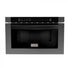 ZLINE 24" Microwave Drawer, Black Stainless Steel, MWD-1-BS
