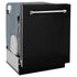 ZLINE 24" Monument, 3rd Rack, Dishwasher, Black Door, DWMT-BLM-24